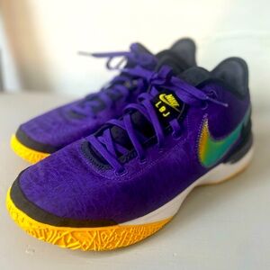 Nike LeBron NXXT Gen Basketball sneakers, Lakers colors, sz12